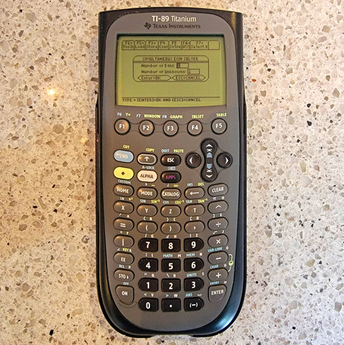Texas instruments 89 - texas, ti-89